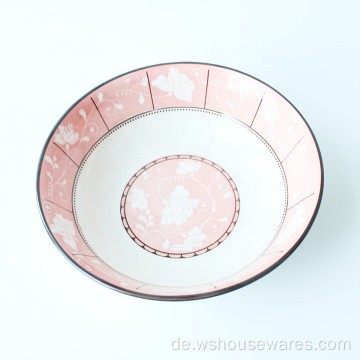 Neue Design Großhandel Keramische Geschirr Porzellanplatte